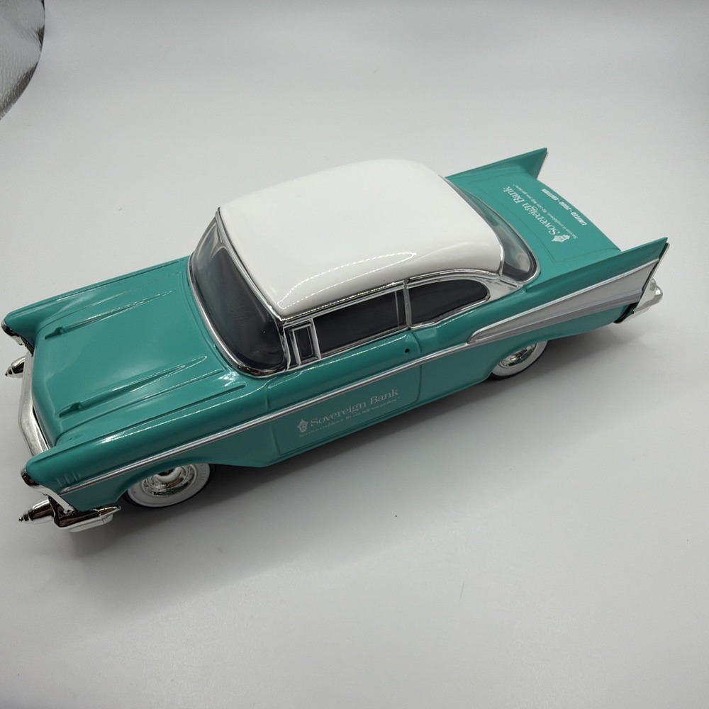Ertl Collectible ~ 1957 Chevy Bel Air ~ Sovereign‎ Bank 1:25 Die Cast Coin Bank